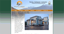 Desktop Screenshot of pacificcrestbuildersinc.com